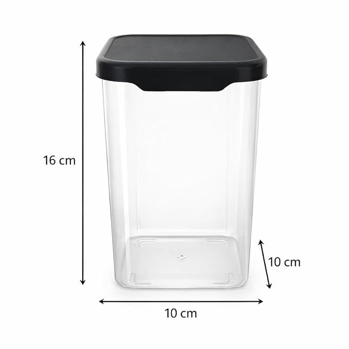 Food storage containers,Airtight containers 1100ML, Kitchen storage jars, Glass containers, Dry fruit containers, Cereal storage, BPA free containers, Pulse storage containers