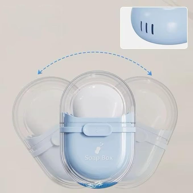 Portable Travel Soap Box Leak Proof Easy to Carry Bathroom Storage Box Soap Box Organizers