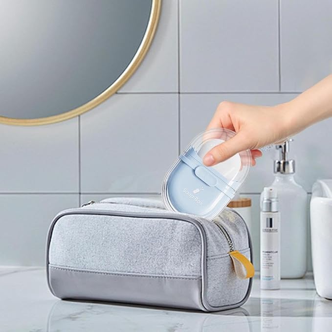 Portable Travel Soap Box Leak Proof Easy to Carry Bathroom Storage Box Soap Box Organizers