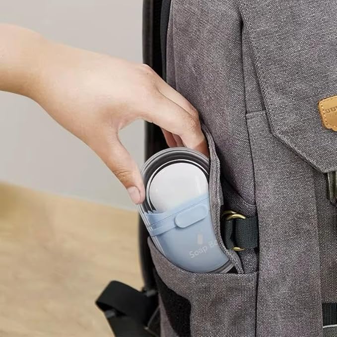 Portable Travel Soap Box Leak Proof Easy to Carry Bathroom Storage Box Soap Box Organizers