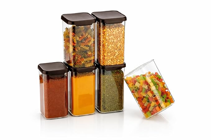 Food storage containers,Airtight containers 1100ML, Kitchen storage jars, Glass containers, Dry fruit containers, Cereal storage, BPA free containers, Pulse storage containers