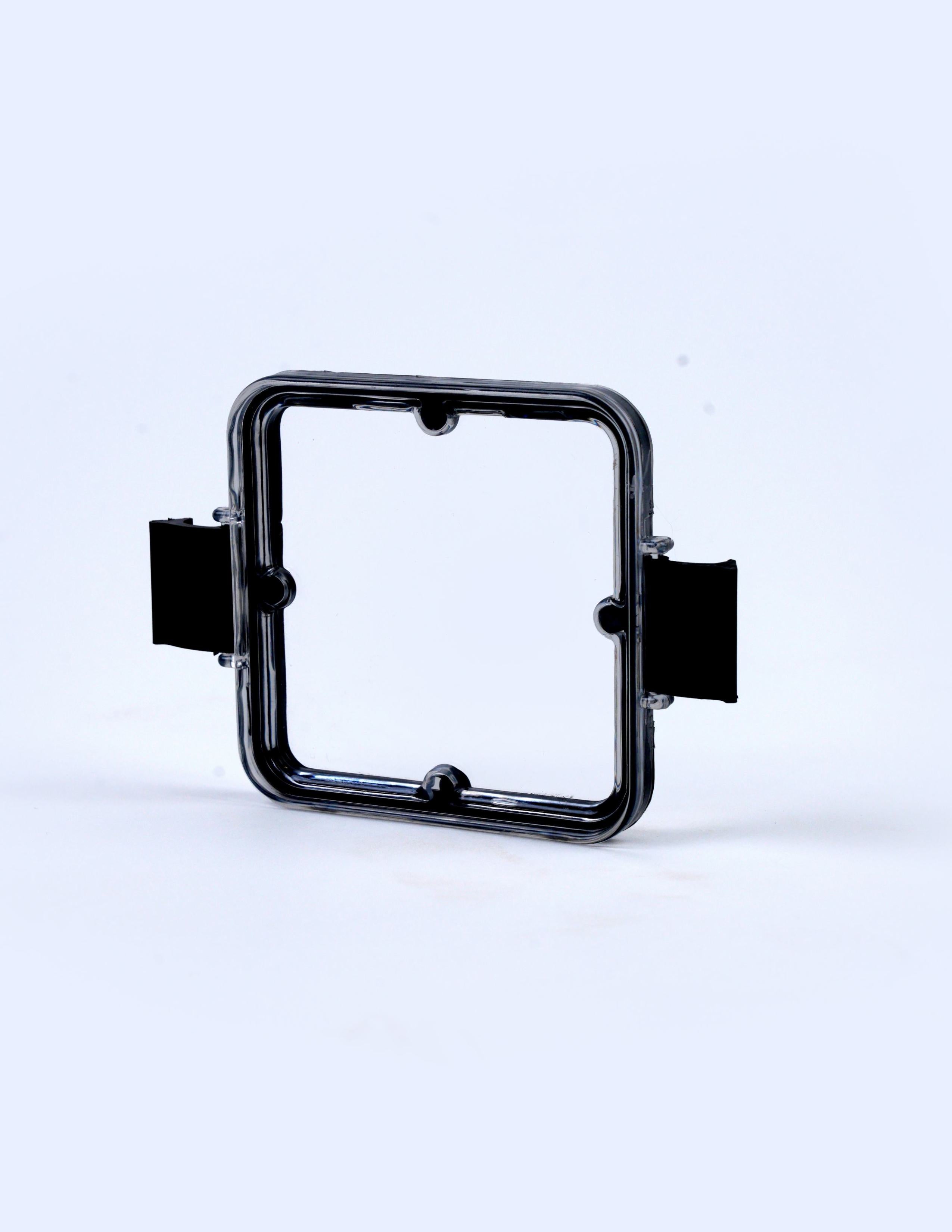 Plastic Air Tight BPA Free Containers For Kitchen Storage Set, Storage Jar Food & Multipurpose Pantry Oraginzer,1100 ML Set of 6, Black