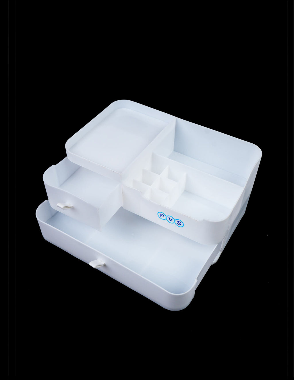 Makeup Organiser with Drawers,Large Capacity Counter top Organiser for Vanity,Bathroom and Bedroom Desk Cosmetics Organiser for Skin Care,Brushes, Eye-shadow, Lotions, Lipstick - White