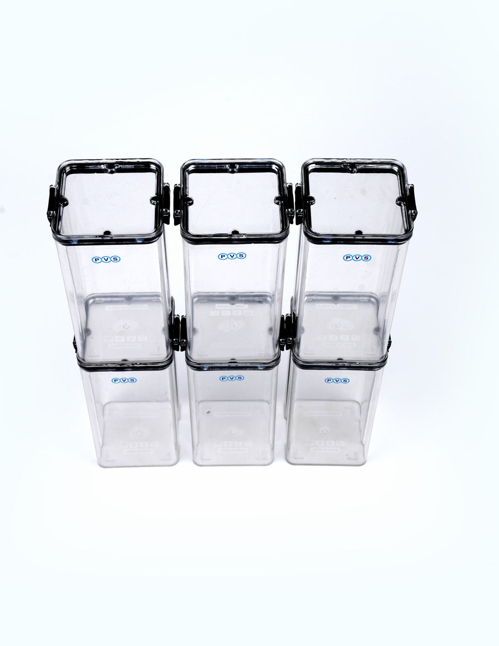 Lock-It Airtight Container for Kitchen Storage Set of 6, Air Tight Containers for Home and Fridge, Plastic Boxes and Kitchen Accessories Items for Storage organizers, Plastic Storage Jars1700ml