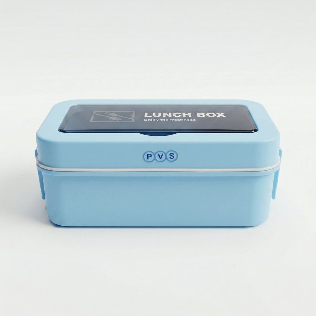 Lunch Box with Spoon & Fork