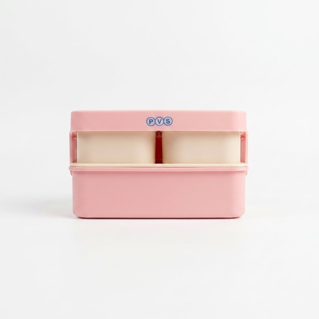 Lunch Box with Spoon & Fork
