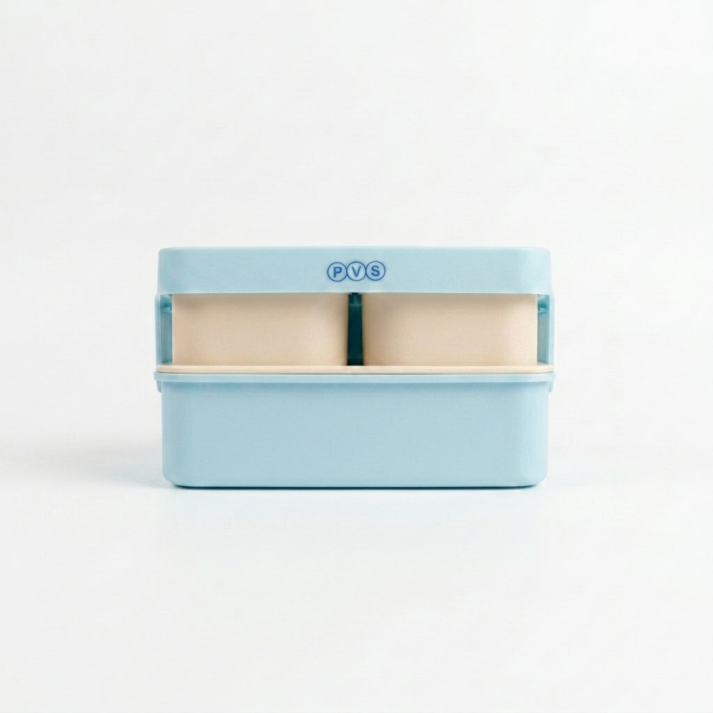 Lunch Box with Spoon & Fork