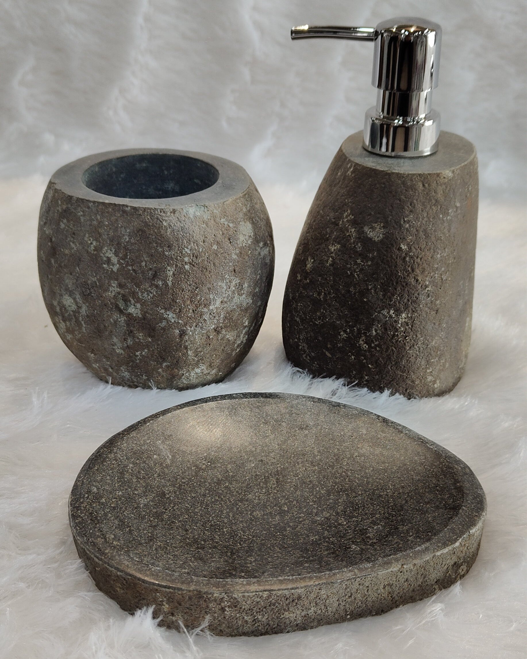 Bali Stone Bathroom Set - BAS-16